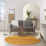 Nourison Essentials Indoor/Outdoor Sunburst 6' x Round Area Rug, Easy Cleaning, Non Shedding, Bed Room, Living Room, Dining Room, Backyard, Deck, Patio (6 Round)