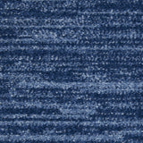 Nourison Essentials Indoor/Outdoor Navy Blue 5' x 7' Area Rug, Easy Cleaning, Non Shedding, Bed Room, Living Room, Dining Room, Backyard, Deck, Patio (5x7)