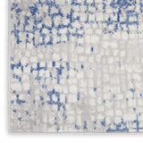 Nourison Whimsicle Abstract Grey Blue 4' x 6' Area Rug, Easy Cleaning, Non Shedding, Bed Room, Living Room, Dining Room, Kitchen (4x6)