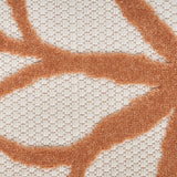 Nourison Washables 32x48 Outdoor Polypropylene Fabric Rug in Ivory/Multi-Color