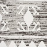 Nourison Asilah Grey/Ivory 2'2" x 8'2" Area Rug, Modern, Moroccan, Easy Cleaning, Non Shedding, Bed Room, Living Room, Dining Room, Kitchen, (8' x Runner)