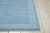 Nourison Westport Mid-century Blue 2'3" x 7'6" Area-Rug, Easy-Cleaning, Non Shedding, Bed Room, Living Room, Dining Room, Kitchen (2x8)
