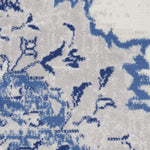 Nourison Whimsicle Vintage Ivory Blue 2' x 3' Area Rug, Easy Cleaning, Non Shedding, Bed Room, Living Room, Dining Room, Kitchen (2x3)
