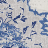 Nourison Whimsicle Vintage Ivory Blue 2' x 3' Area Rug, Easy Cleaning, Non Shedding, Bed Room, Living Room, Dining Room, Kitchen (2x3)