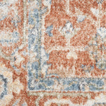 Nourison Astra Machine Washable Traditional Denim Multi 2'2" x 10' Area Rug, Non Shedding, Easy Cleaning Bed Room, Living Room, Dining Room, Kitchen (2x10)