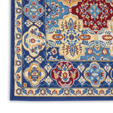 Nourison Grafix Traditional Multicolor 5'3" x 7'3" Area -Rug, Easy -Cleaning, Non Shedding, Bed Room, Living Room, Dining Room, Kitchen (5x7)