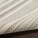 Nourison Grafix Abstract Ivory Grey 5'3" x 7'3" Area -Rug, Easy -Cleaning, Non Shedding, Bed Room, Living Room, Dining Room, Kitchen (5x7)