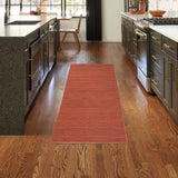 Nourison Washable Essentials Modern Brick 2'2" x 10' Area Rug, Non Shedding, Bed Room, Living Room, Dining Room, Kitchen (2x10)