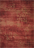 Nourison Somerset Rustic Flame 2' x 2'9" Area-Rug, Easy-Cleaning, Non Shedding, Bed Room, Living Room, Dining Room, Kitchen (2x3)
