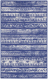 Nourison Whimsicle Tribal Navy Ivory 3' x 5' Area Rug, Easy Cleaning, Non Shedding, Bed Room, Living Room, Dining Room, Kitchen (3x5)