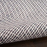 Nourison Washables Abstract Ivory Grey 2'2" x 10' Area Rug, Easy Clean, Non Shedding, Bed Room, Living Room, Dining Room, Kitchen (2x10)