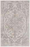 Nourison Astra Machine Washable Vintage Silver Grey 4' x 6' Area Rug, Easy Cleaning, Non Shedding, Bed Room, Living Room, Dining Room, Kitchen (4x6)