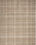 Nourison Grafix Taupe 3'9" x 5'9" Area Rug Easy Clean, Non Shedding, Bed Room, Living Room, Dining Room, Kitchen (4' x 6')