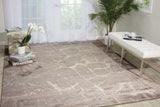 Nourison Somerset Floral Brown 2' x 5'9" Area-Rug, Easy-Cleaning, Non Shedding, Bed Room, Living Room, Dining Room, Kitchen (2x6)