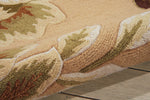 Nourison Fantasy Floral Beige 8' x 10'6" Area Rug, Easy Clean, Non Shedding, Bed Room, Living Room, Dining Room, Kitchen (8x10)