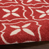 Nourison Essentials Indoor/Outdoor Brick Ivory 2'2" x 7'6" Area Rug, Easy Cleaning, Non Shedding, Bed Room, Living Room, Dining Room, Backyard, Deck, Patio (2x8)