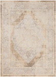 Nourison Astra Machine Washable Beige 5'3" x 7' Area Rug, Easy Clean, Non Shedding, Bed Room, Living Room, Dining Room, Kitchen (5' x 7')