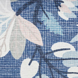 Nourison Washables Floral Navy Multicolor 4' x 6' Area -Rug, Easy -Cleaning, Non Shedding, Bed Room, Living Room, Dining Room, Kitchen (4x6)