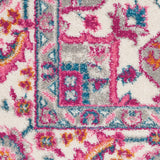 Nourison PSN20 Passion Colorful Light Grey/Pink Area Rug 3'9" X 5'9", 4' x 6'