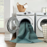 Nourison Practical Solutions Indoor/Outdoor Aqua 5' x 7' Area Rug, Easy Cleaning, Non Shedding, Bed Room, Living Room, Dining Room, Backyard, Deck, Patio (5x7)