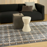 Nourison Nordic Ivory Multicolor 4' x 6' Scandinavian Area Rug - Easy Clean, Non Shedding, Bed Room, Living Room, Dining Room, Kitchen (4' x 6')