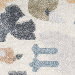 Nourison Astra Machine Washable Animals Ivory 3'3" x 5' Kids Area -Rug, Easy -Cleaning, Non Shedding, Bed Room, Living Room, Dining Room, Kitchen (3x5)