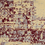 Nourison Grafix Traditional Cream/Red 3' x 5' Area Rug, Easy Clean, Non Shedding, Bed Room, Living Room, Dining Room, Kitchen (3x5)