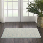 Nourison Jubilant Floral Ivory/Green 2' x 4' Area-Rug, Easy-Cleaning, Non Shedding, Bed Room, Living Room, Dining Room, Kitchen (2x4)