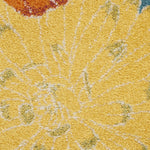 Nourison Allur Turquoise Multicolor 4' x 6' Area Rug, Modern, Floral, Bed Room, Living Room, Dining Room, Kitchen, Easy Cleaning, Non Shedding