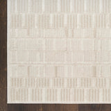 Nourison Nordic Ivory 2' x 6' Scandinavian Area Rug - Easy Clean, Non Shedding, Bed Room, Living Room, Dining Room, Kitchen (6' Runner)