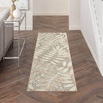 Nourison Aloha Indoor/Outdoor Natural 2'3" x 8' Area Rug, Easy Cleaning, Non Shedding, Bed Room, Living Room, Dining Room, Backyard, Deck, Patio (2x8)