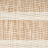 Nourison Positano Beige 2' x 6' Striped Area Rug, Easy Clean, Non Shedding, Bedroom, Living Room, Dining Room, Kitchen (6' Runner)