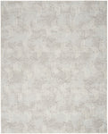 Nourison Grafix Geometric Grey 5'3" x 7'3" area-rug, easy-clean, Non Shedding, Bed Room, Living Room, Dining Room, Kitchen (5x7)