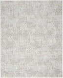 Nourison Grafix Geometric Grey 5'3" x 7'3" area-rug, easy-clean, Non Shedding, Bed Room, Living Room, Dining Room, Kitchen (5x7)