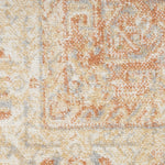 Nourison Essentials 4' x 6' Beige Rust Indoor/Outdoor Vintage Distressed Geometric Area Rug