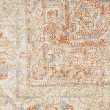 Nourison Essentials 4' x 6' Beige Rust Indoor/Outdoor Vintage Distressed Geometric Area Rug