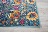 Nourison Passion Denim 1'10" x 2'10" Area Rug, Boho, Moroccan, Bed Room, Living Room, Dining Room, Kitchen, Easy Clean, Non Shedding, (2' x 3')
