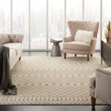 Nourison Royal Moroccan Farmhouse Navy/Grey 2'3" x 10' Area Rug, Easy Cleaning, Non Shedding, Bed Room, Living Room, Dining Room, Kitchen (2x10)