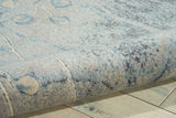 Nourison Somerset Nature Silver/Blue 2' x 2'9" Area Rug, Easy Cleaning, Non Shedding, Bed Room, Living Room, Dining Room, Kitchen (2x3)