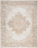 Nourison Grafix 5' x 7' Ivory Beige Fabric Vintage Area Rug (5' x 7')
