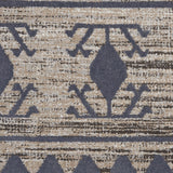Nourison Asilah Mocha/Charcoal 2'2" x 8'2" Area -Rug, Modern, Moroccan, Easy -Cleaning, Non Shedding, Bed Room, Living Room, Dining Room, Kitchen, (8' x Runner)
