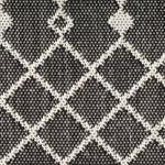 Nourison Positano Black 2' x 6' Area Rug Easy Clean, Non Shedding, Bed Room, Living Room, Dining Room, Kitchen (6' Runner)