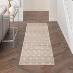 Nourison Grafix Farmhouse Beige 2'3" x 7'6" Area -Rug, Easy -Cleaning, Non Shedding, Bed Room, Living Room, Dining Room, Kitchen (2x8)