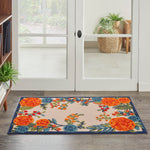 Nourison Aloha 3' x 4' Multicolor Fabric Contemporary Area Rug (3' x 4')