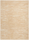 Nourison Casual Taupe 5'3" x 7' Area Rug Easy Clean, Non Shedding, Bed Room, Living Room, Dining Room, Kitchen (5' x 7')