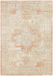 Nourison Essentials 4' x 6' Beige Rust Indoor/Outdoor Vintage Distressed Geometric Area Rug
