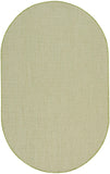Nourison Courtyard Indoor/Outdoor Ivory Green 5' x 8' Oval Area Rug, Easy Cleaning, Non Shedding, Bed Room, Living Room, Dining Room, Backyard, Deck, Patio (5x8 Oval)