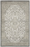 Nourison Cyrus Bohemian Ivory/Grey 2'6" x 4' Area Rug, Easy Clean, Non Shedding, Bed Room, Living Room, Dining Room, Kitchen (3x4)