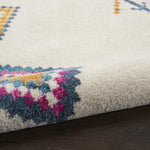 Nourison Passion Transitional Ivory/Multi 1'10" x 2'10" Area -Rug, Easy -Cleaning, Non Shedding, Bed Room, Living Room, Dining Room, Kitchen (2x3)