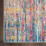 Nourison Passion Abstract Ivory/Multi 1'10" x 2'10" Area -Rug, Easy -Cleaning, Non Shedding, Bed Room, Living Room, Dining Room, Kitchen (2x3)" }